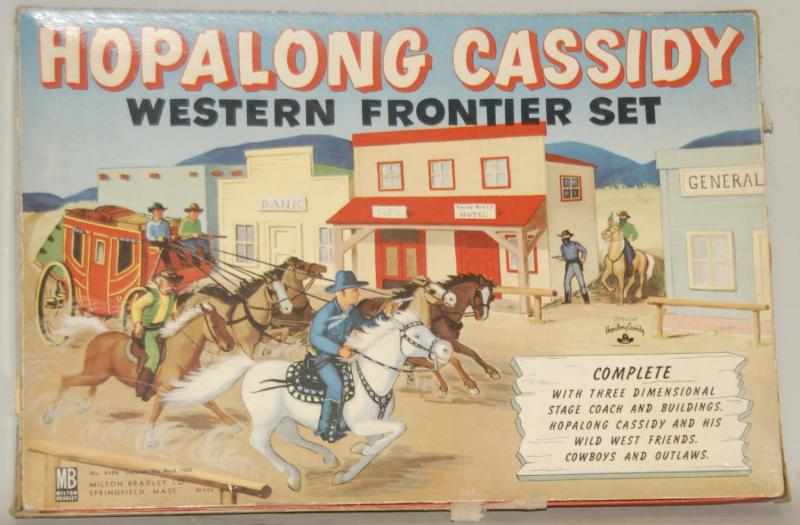 Appraisal: Vintage Hopalong Cassidy Western Frontier Set Includes original box made