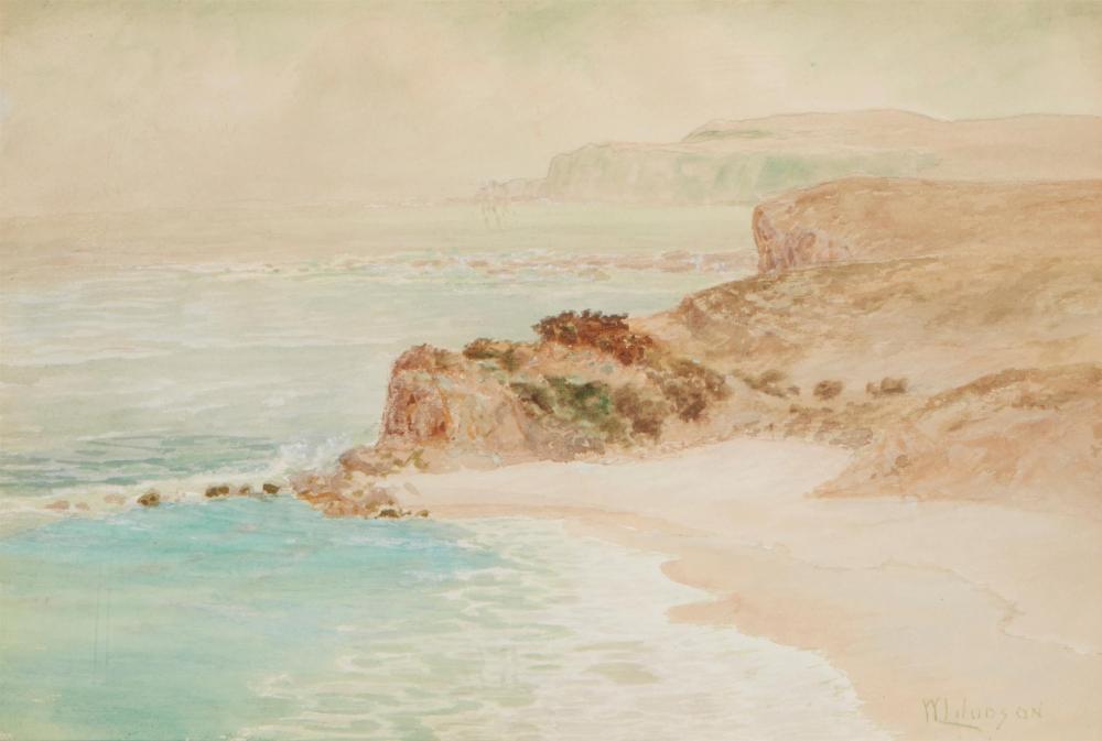 Appraisal: William Lees Judson - Los Angeles CA California coastal view