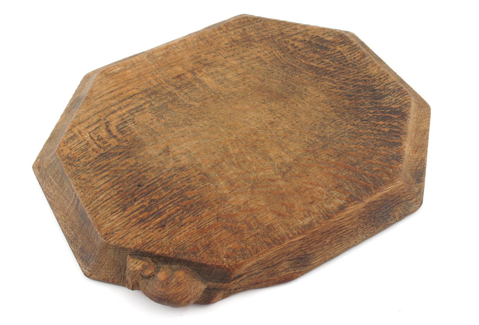 Appraisal: A Robert Mouseman Thompson oak bread board