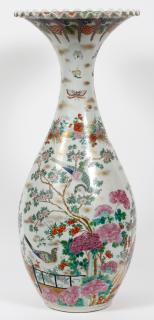 Appraisal: JAPANESE PORCELAIN FLOOR VASE TH C JAPANESE PORCELAIN FLOOR VASE