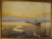 Appraisal: Walter Percival Starmer British - 'Evening'Watercolour Starmer muralist and stained