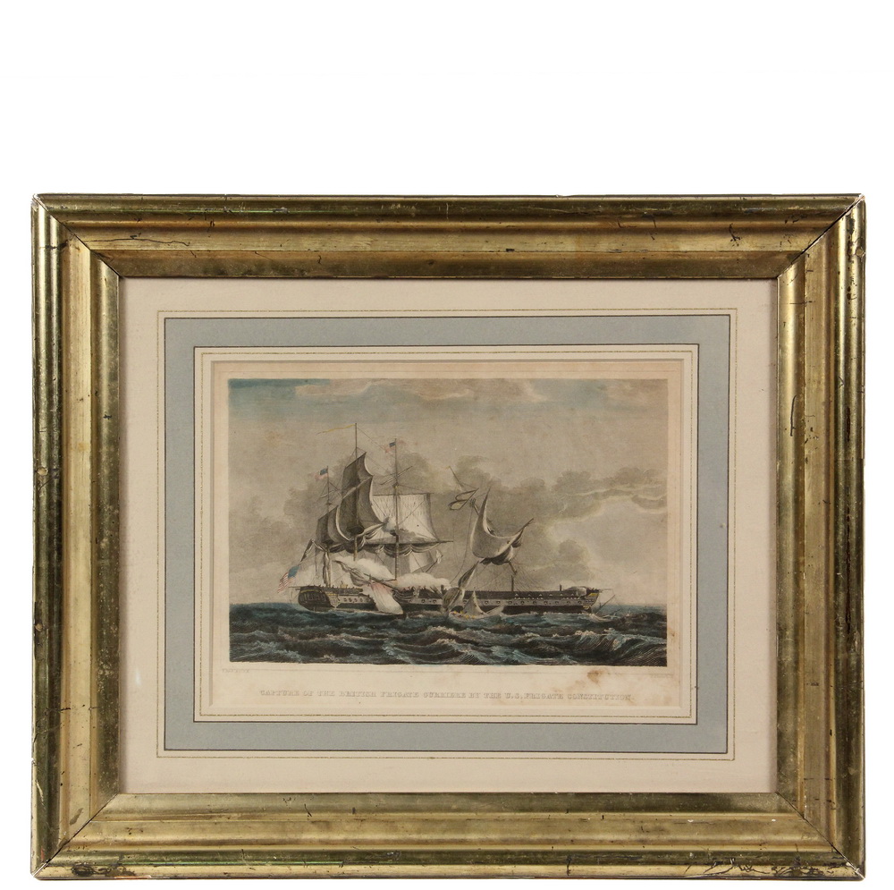 Appraisal: DENNISON KIMBERLY CT - - Capture of the British Frigate