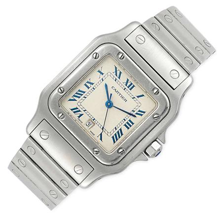 Appraisal: Gentleman's Stainless Steel Wristwatch Cartier Estimate -