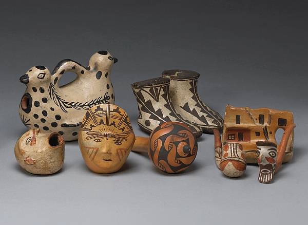 Appraisal: Property from an Arizona private collection Including a Cochiti double-headed