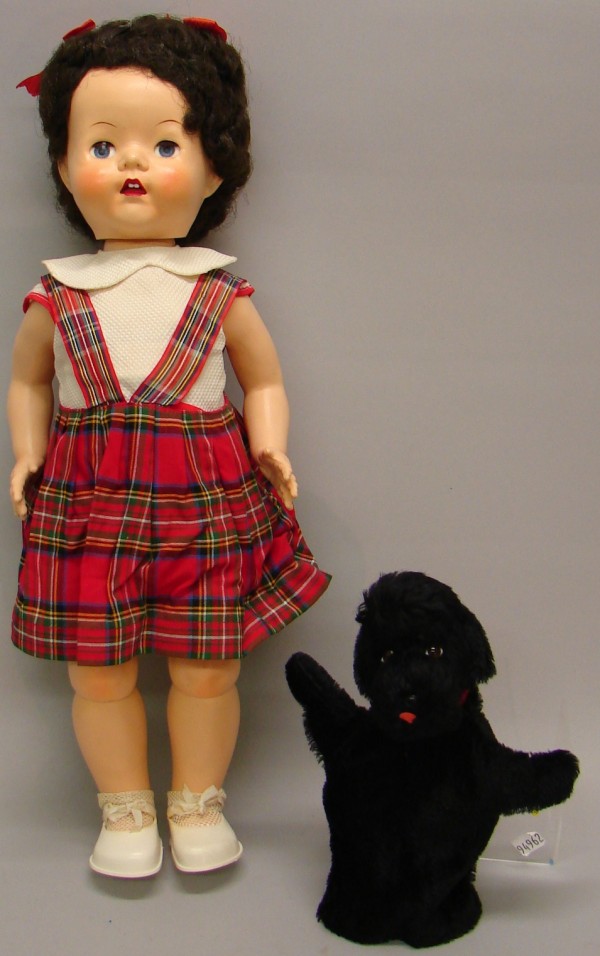 Appraisal: Lot HP English Pedigree Posey Walker type doll with knees