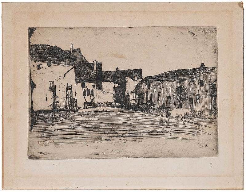 Appraisal: James Abbott McNeill Whistler Massachusetts England - Liverdun K M