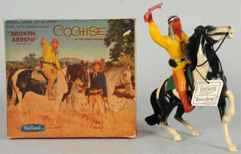 Appraisal: Hartland Cochise Figure on Pinto Horse Figure comes with rifle