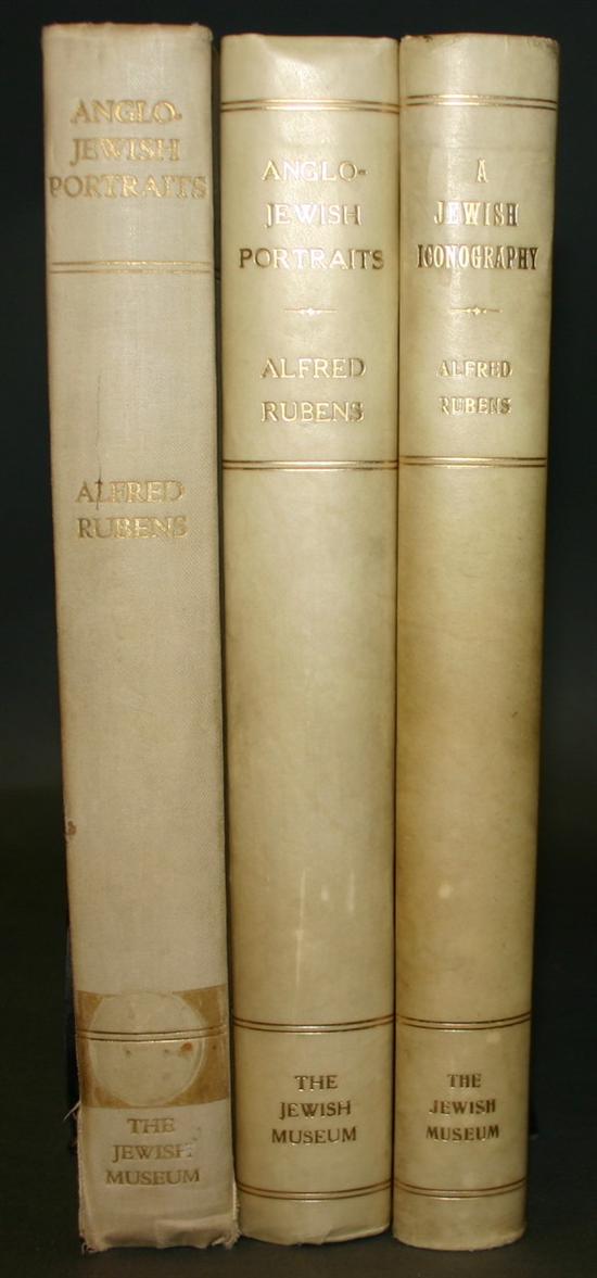 Appraisal: Judaica Alfred Rubens Titles Vols Lon Jewish Museum to A