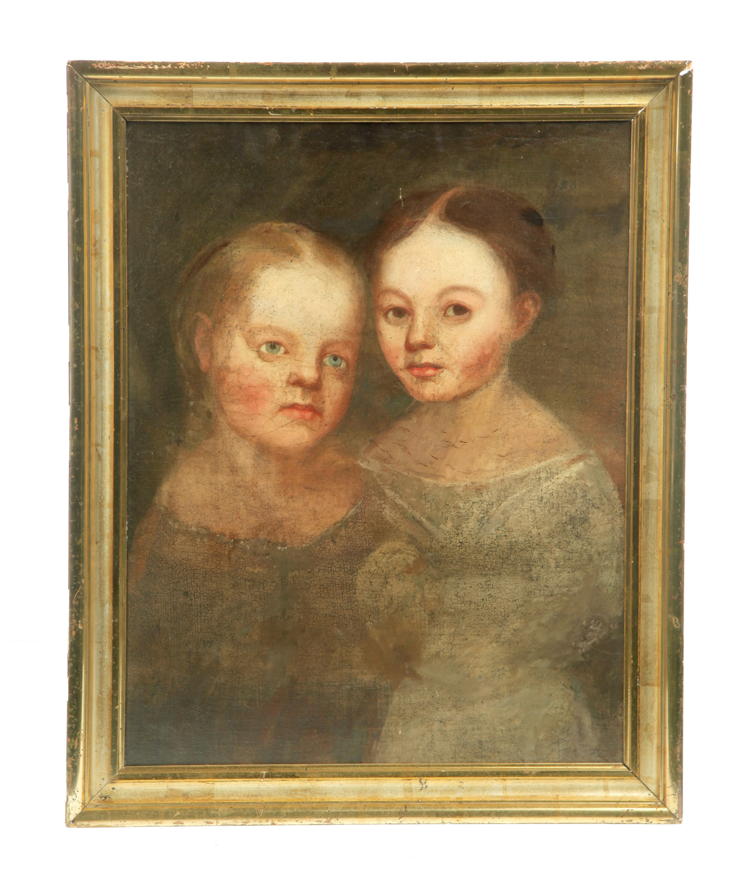 Appraisal: PORTRAIT OF CHILDREN AMERICAN SCHOOL ND HALD- TH CENTURY Oil