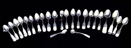 Appraisal: Twenty American silver teaspoons st half of the th century