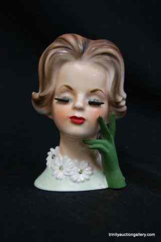 Appraisal: Napcoware Vintage Head Vase- She is '' tall with a