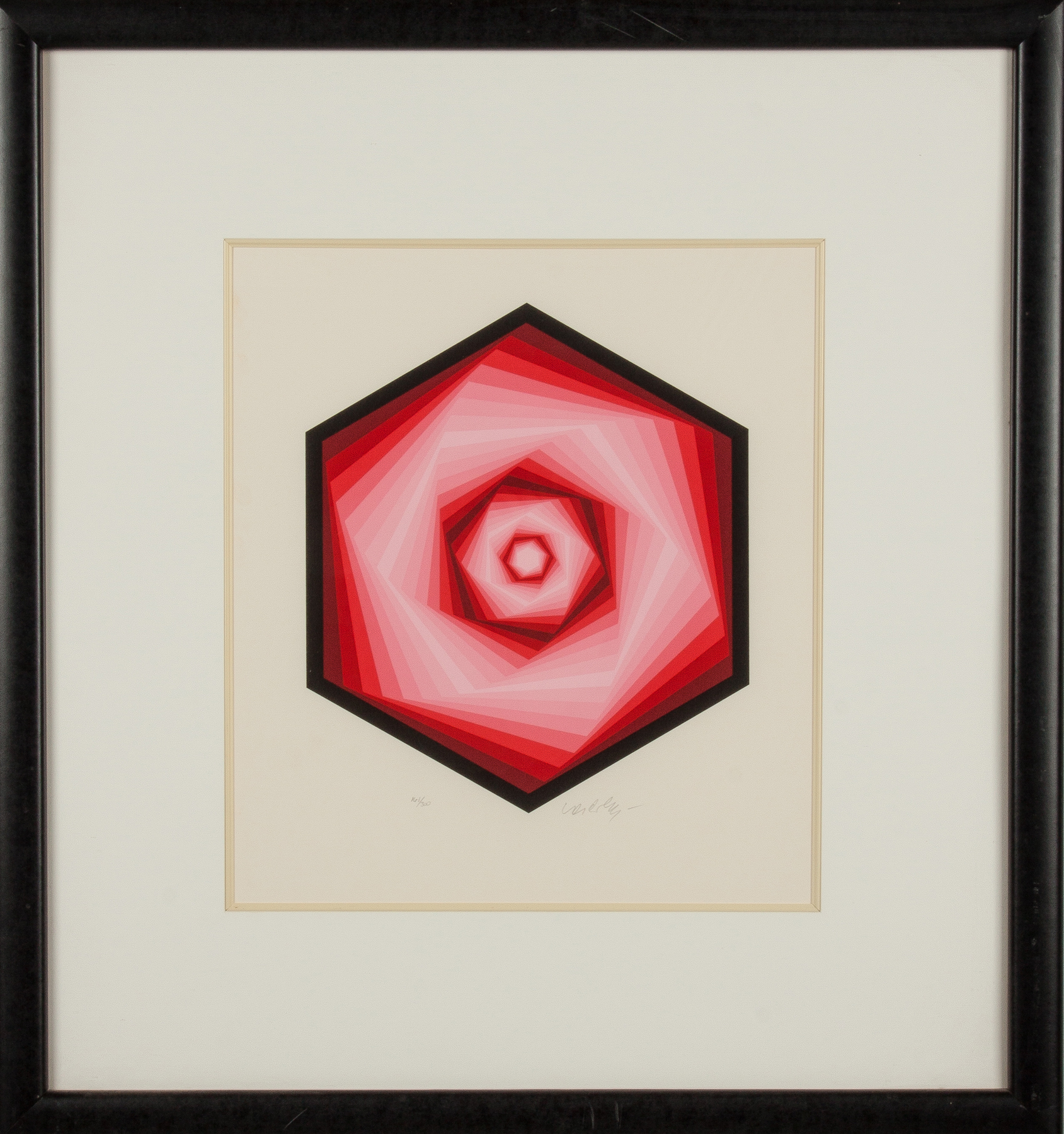 Appraisal: Victor Vasarely Hungarian French - Radau Sgn in pencil lower