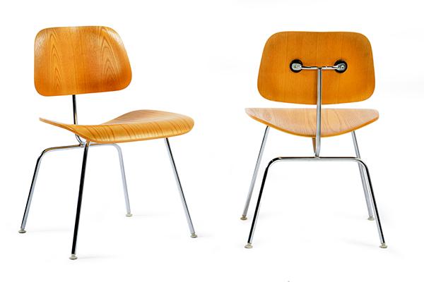 Appraisal: A SET OF FOUR CHARLES AND RAY EAMES DCM DINING