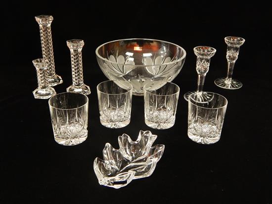 Appraisal: GLASS Eleven pieces of Marquis pattern and other Waterford four