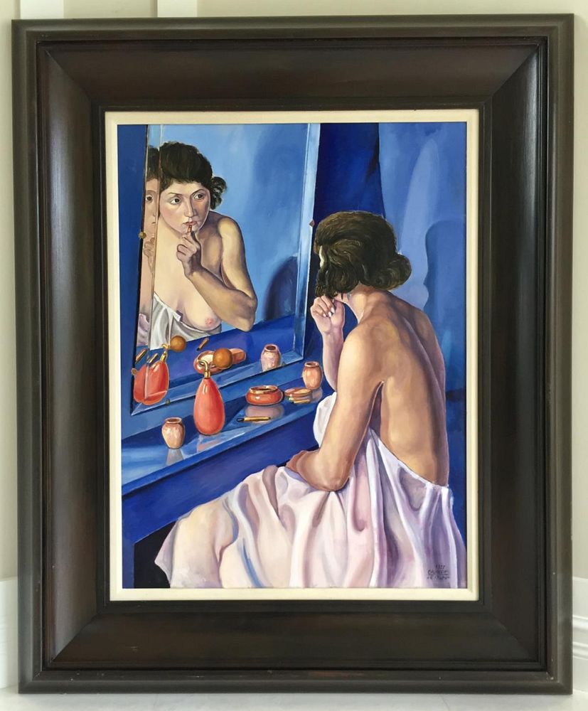 Appraisal: CAGNACCIO PIETRO ITALY - LARGE NUDE OIL After Cagnaccio di