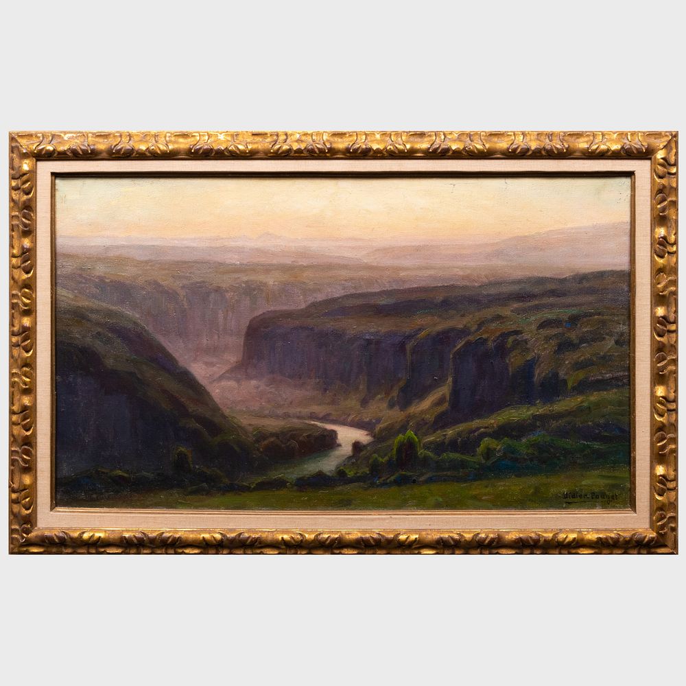 Appraisal: William Didier-Pouget - Haute Vall de l'Ain a Cernon Oil