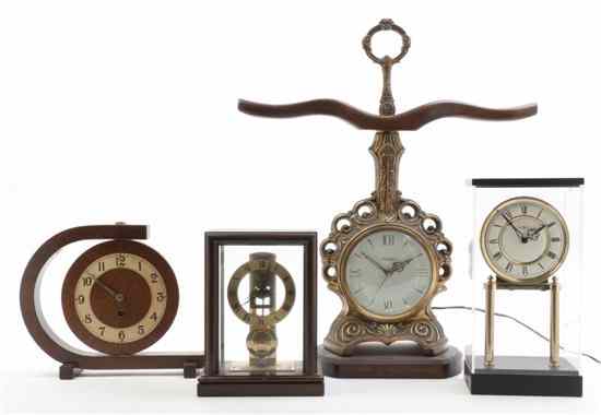 Appraisal: Four American Table Clocks th century each of various forms