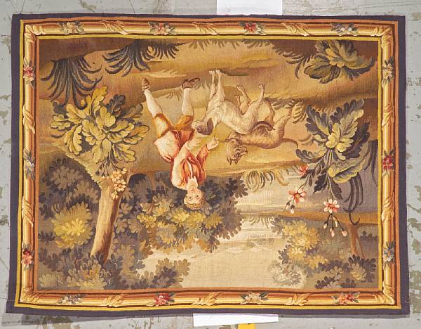 Appraisal: An Aubusson Tapestry France late th century size approximatley ft