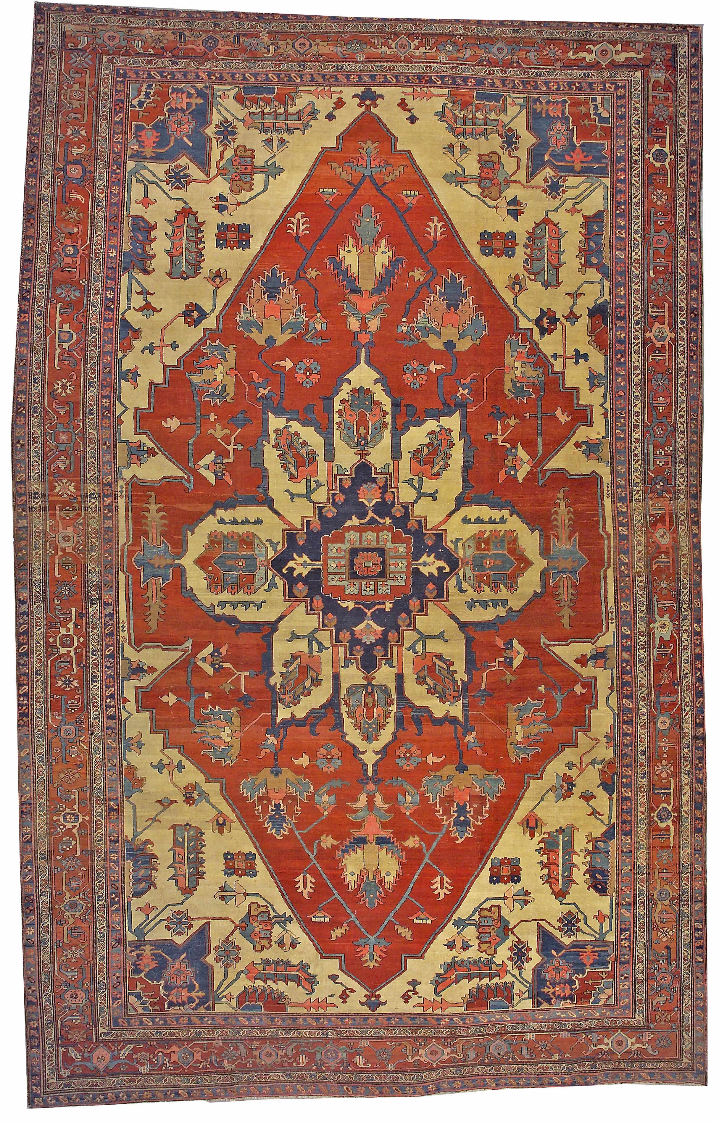 Appraisal: A Serapi carpet Northwest Persiacirca size approximately ft in x