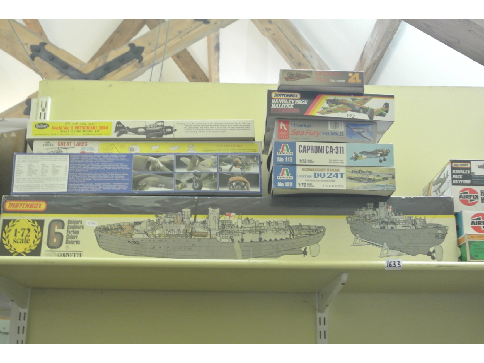 Appraisal: A collection of model aircraft kits still boxed and awaiting