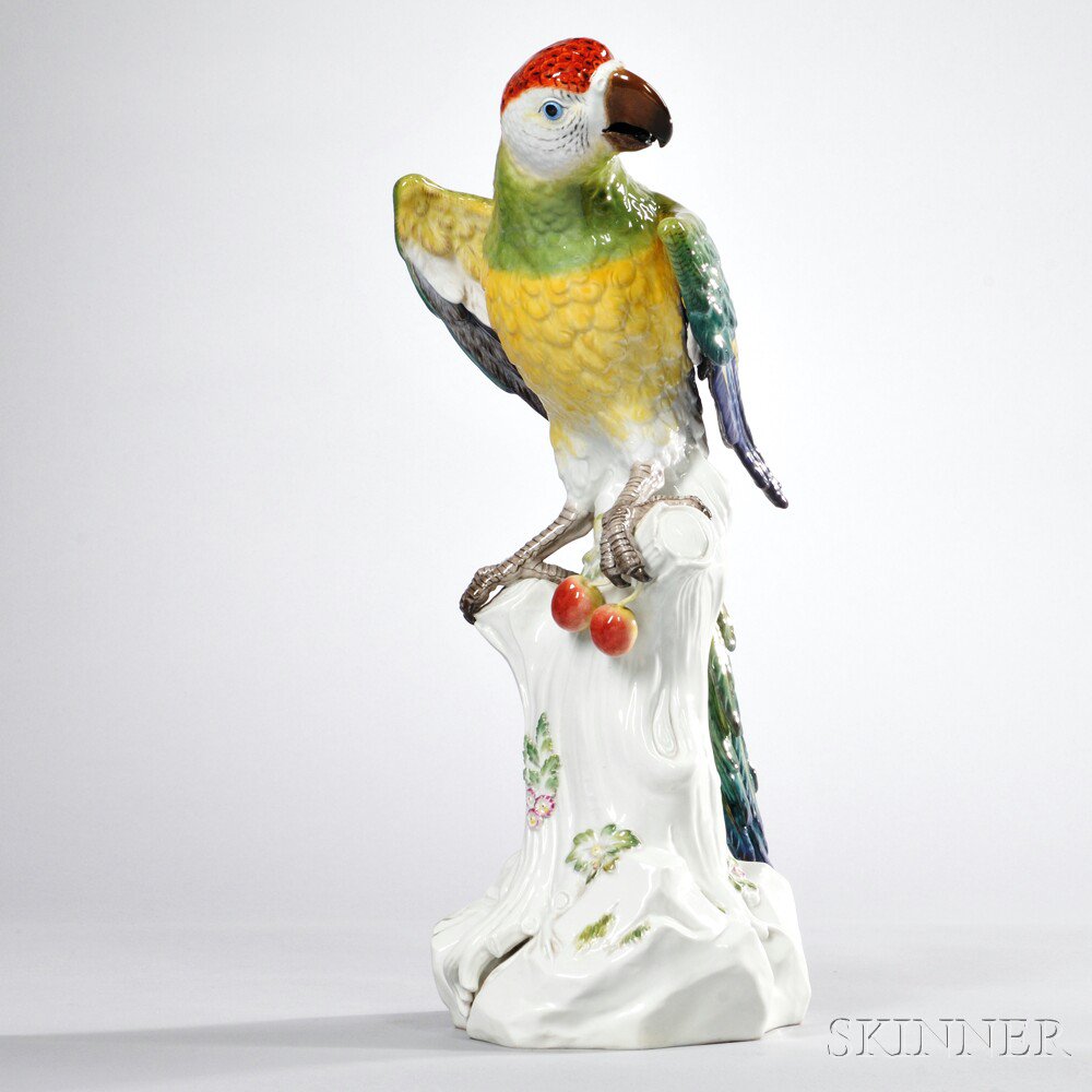 Appraisal: Meissen Porcelain Parrot Germany late th century first quarter th