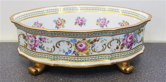 Appraisal: Sale Lot A Limoges Polychrome and Gilt Decorated Porcelain Center