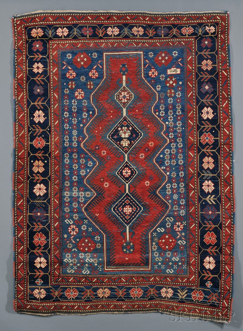 Appraisal: Armenian Karabagh Rug South Caucasus late th century even wear