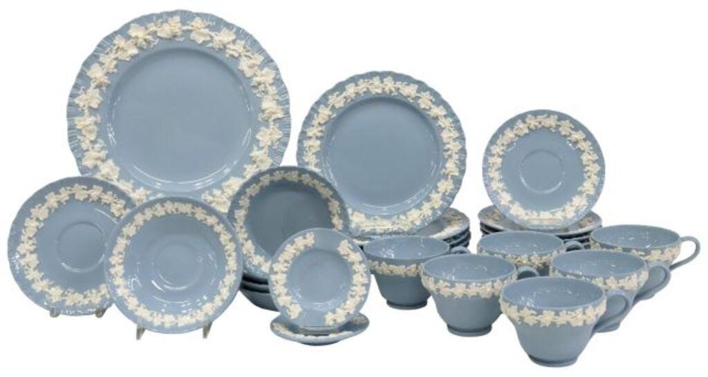 Appraisal: lot of English Wedgwood Embossed Queensware partial dinner service assembled