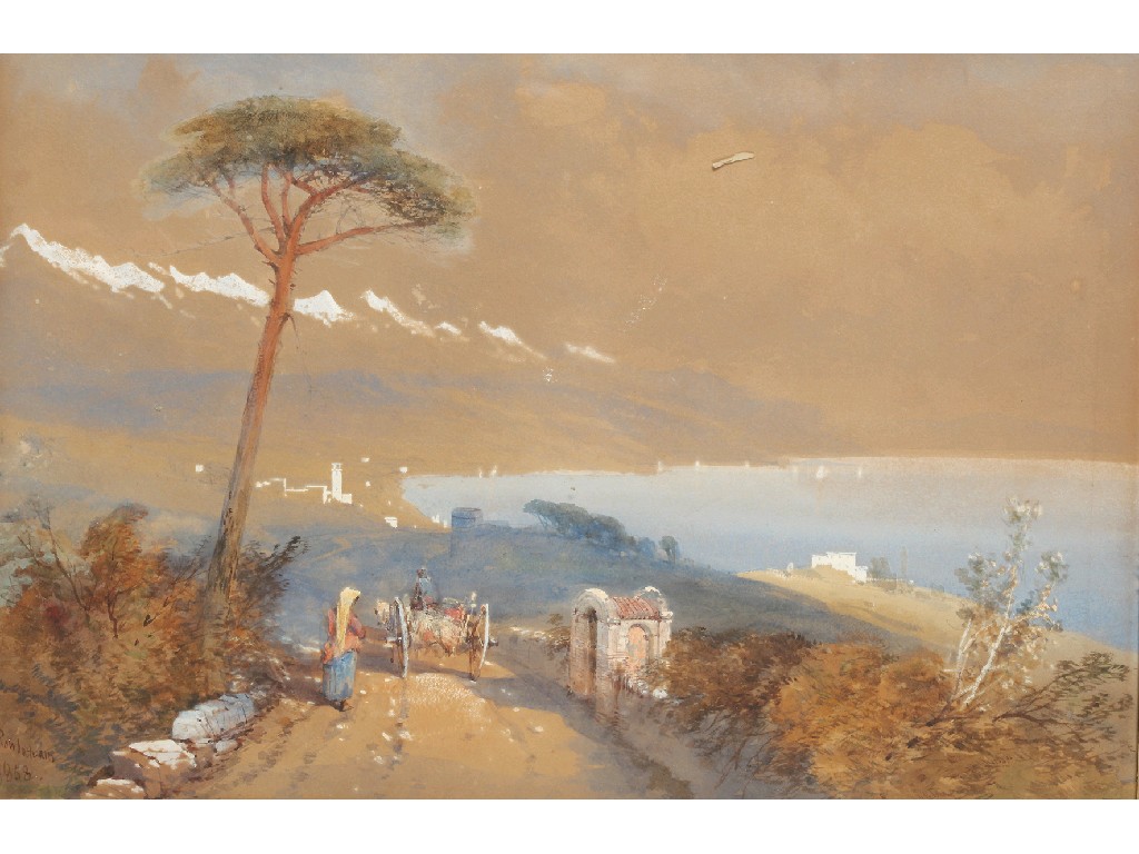 Appraisal: THOMAS LEESON ROWBOTHAM A view of the Neapolitan coast signed