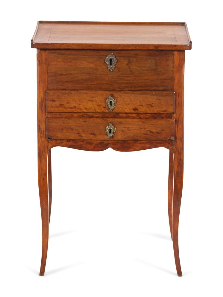 Appraisal: A Louis XV Provincial Style Work Table A Louis XV