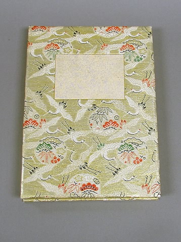 Appraisal: Japanese style double sided autograph book kept by Lemnitzer from