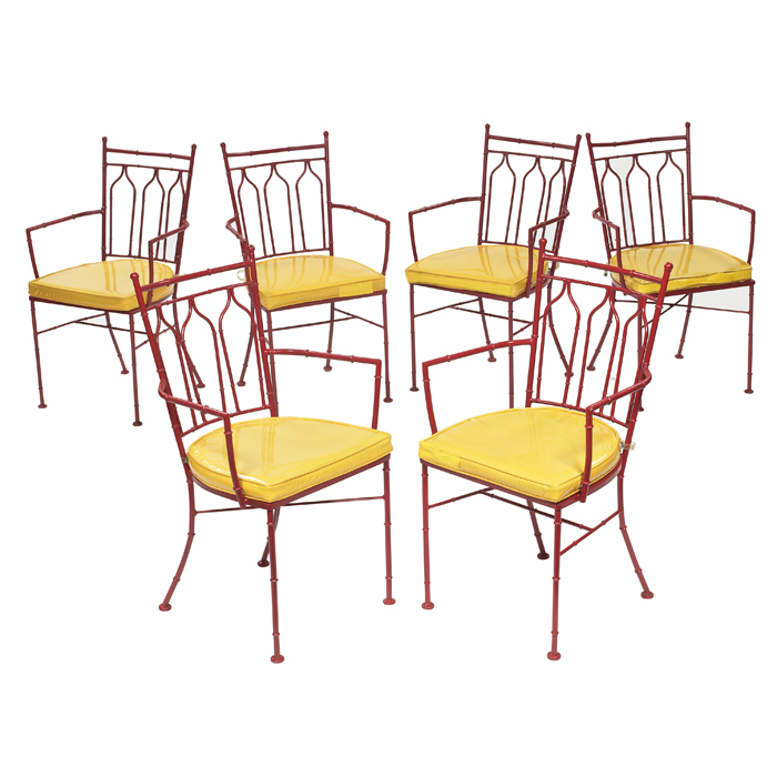 Appraisal: Salterini patio set by John B Salterini table and six