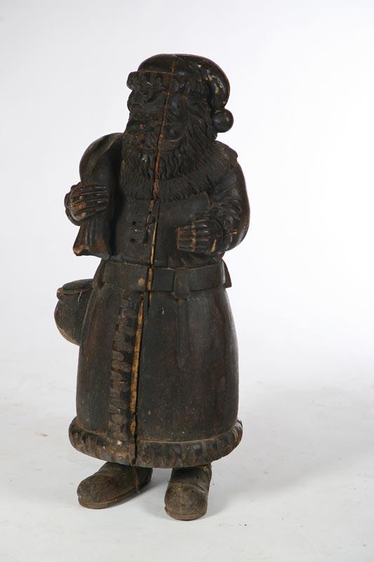 Appraisal: SANTA PAPIER MACHE MOLD Probably American late th-early th century