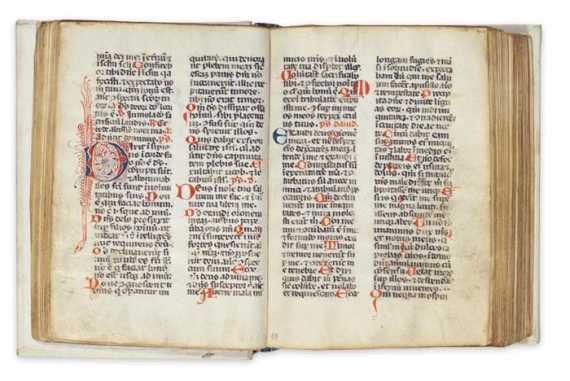 Appraisal: Brevarium de tempore Latin ms on vellum Northern Italy nd