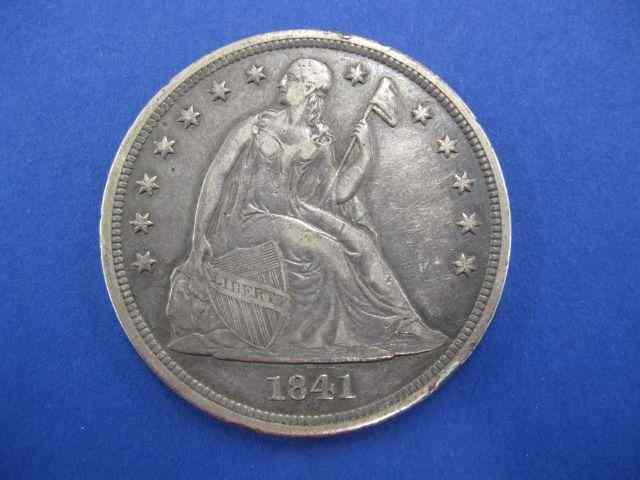 Appraisal: U S Seated Liberty Dollar extra fine