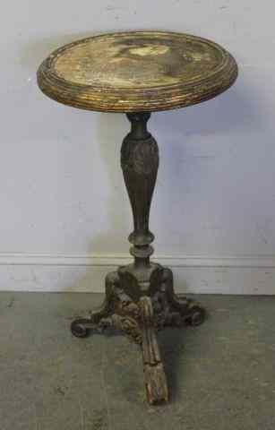 Appraisal: Italian th Century Wood Pedestal From a Park Avenue NYC