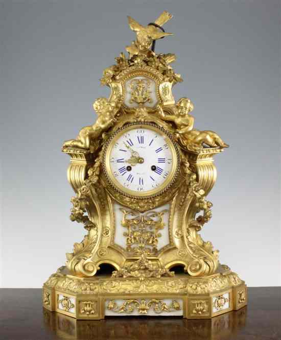 Appraisal: A th century French Louis XVI style ormolu and white