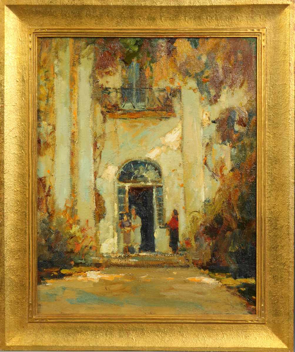 Appraisal: Anthony Thieme American - Doorway Stamped on reverse A Thieme