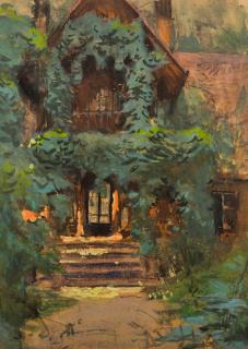 Appraisal: EVGENIY EVGENIEVICH LANCERAY RUSSIAN - The Country House Dacha -