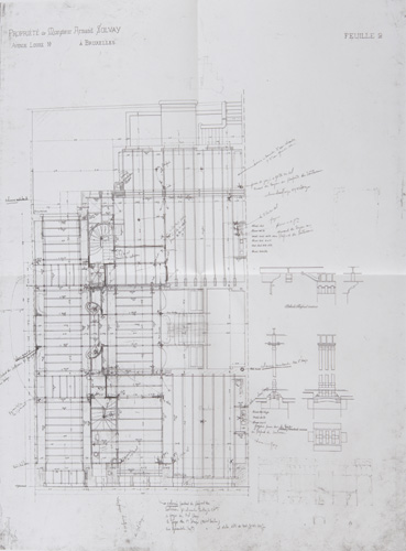 Appraisal: Victor Horta Belgian - The Solvay House Portfolio of twenty-two