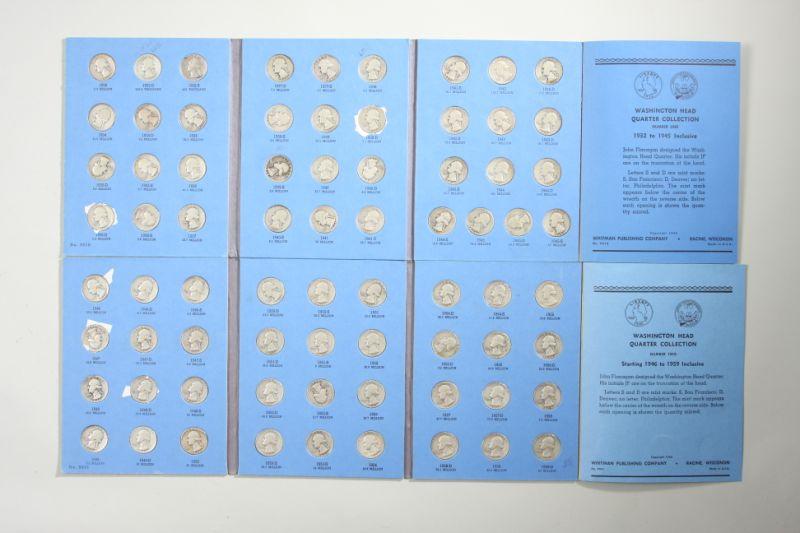 Appraisal: Complete Washington Quarter Set - G - XF includes -D