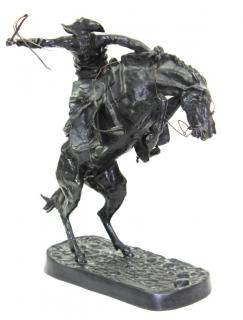 Appraisal: After Frederic Remington Bronco Buster Bronze After Frederic Remington Bronco