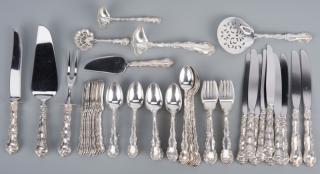 Appraisal: Gorham Strasbourg Sterling Flatware pcs Gorham Manufacturing Co sterling silver