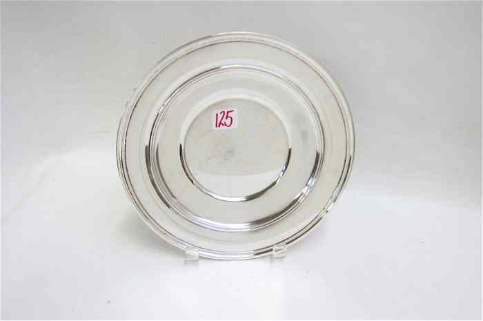 Appraisal: GORHAM STERLING SILVER PLATE pattern Diameter '' Weight troy ozs