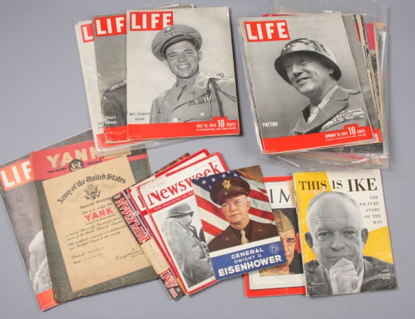 Appraisal: Grouping of magazines including Life magazines - - - -