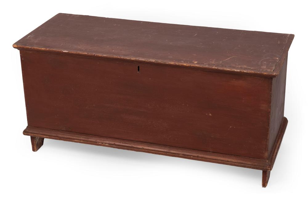 Appraisal: SIX-BOARD BLANKET CHEST FIRST HALF OF THE TH CENTURY HEIGHT