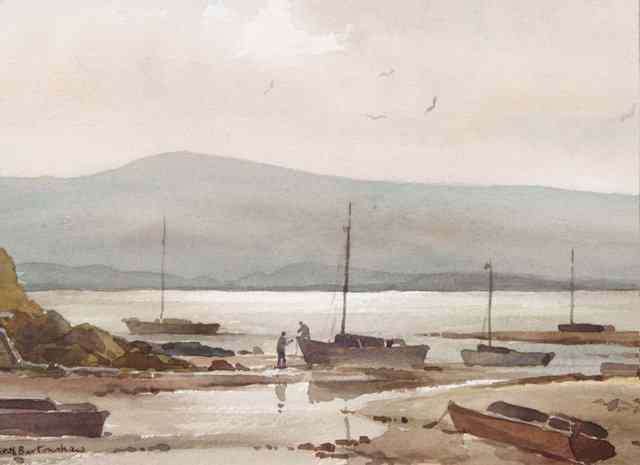 Appraisal: KEITH BURTONSHAW TH CENTURY 'Borth Y Gest North Wales' signed