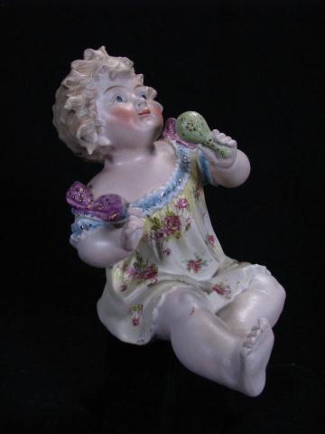 Appraisal: Heubach German porcelain piano baby '' high Conta Boehme little