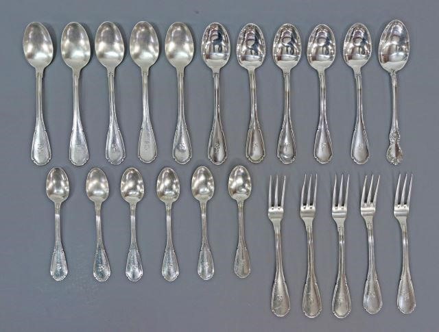 Appraisal: lot of Silver flatware including pieces Spanish silver flatware marked