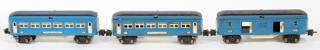 Appraisal: LIONEL O GAUGE PRE LIONEL O GAUGE PRE-WAR PASSENGER CARS